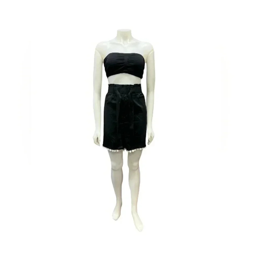 Ella Rafaella NWT Shorts High  Wasted Black Plus Size Size 2X